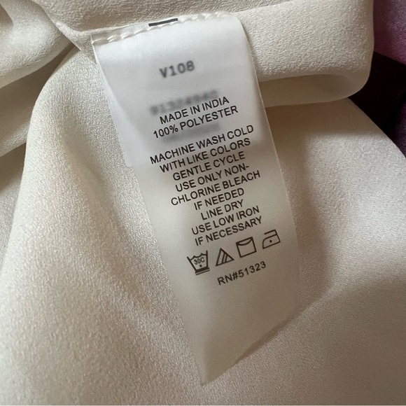 VINCE CAMUTO Floral Watercolor Ruffle Sleeve Midi Dress|  XXL - Picture 9 of 10